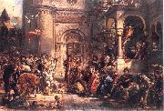 Jan Matejko Reception of the Jews A.D. 1096. France oil painting artist